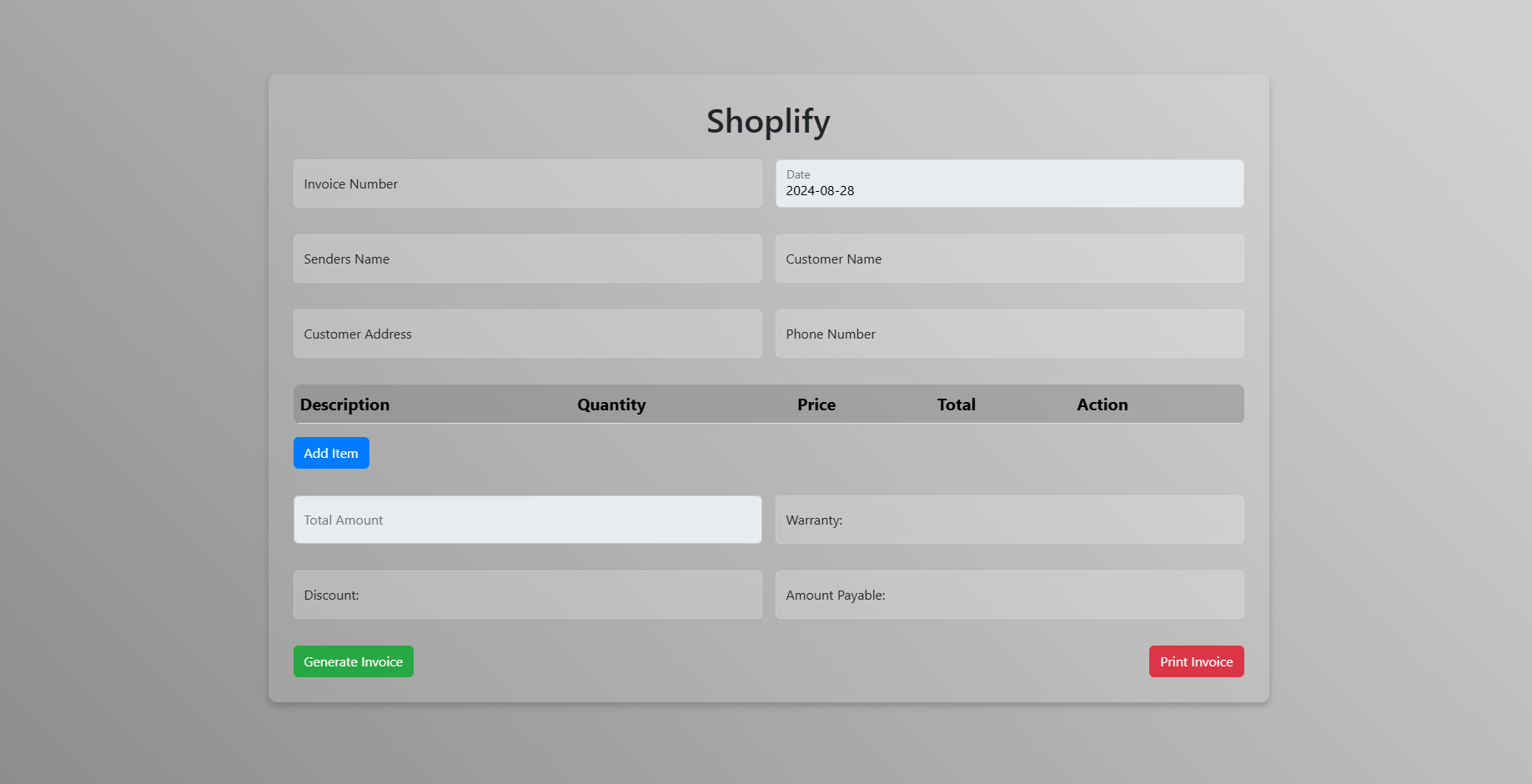 Sunset in the mountains